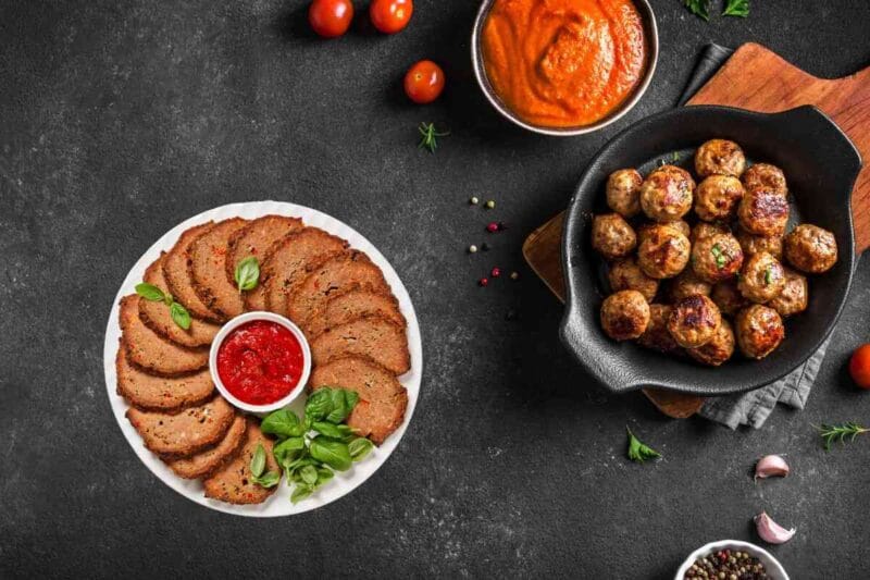 Meatloaf Vs. Meatballs recipe