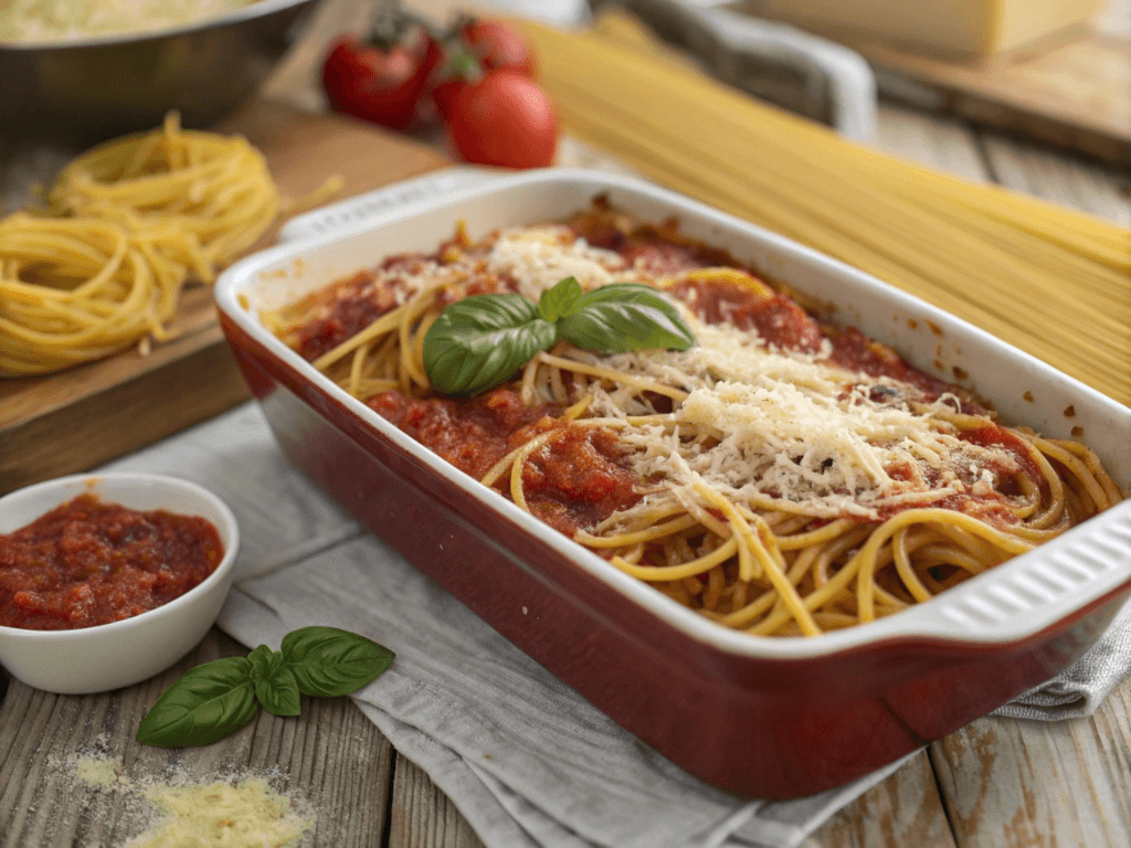Spaghetti Casserole Recipe